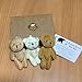 Siluyado A Little Pocket Bear Hug Sending You a Bear Hug with Pocket Hug Token Card Emotional Support Plush Positive Gifts for Graduation Birthday 3pcs - Image 3