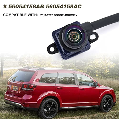 Dngbymx Rear View Backup Camera Compatible with Dodge Journey 2011 2012 2013 2014 2015 2016 2017 2018 2019 2020 Park Assist Camera Replaces# 56054158AB, 56054158AC, 56054158AD, 56054158AE, 56054158AF - Image 2