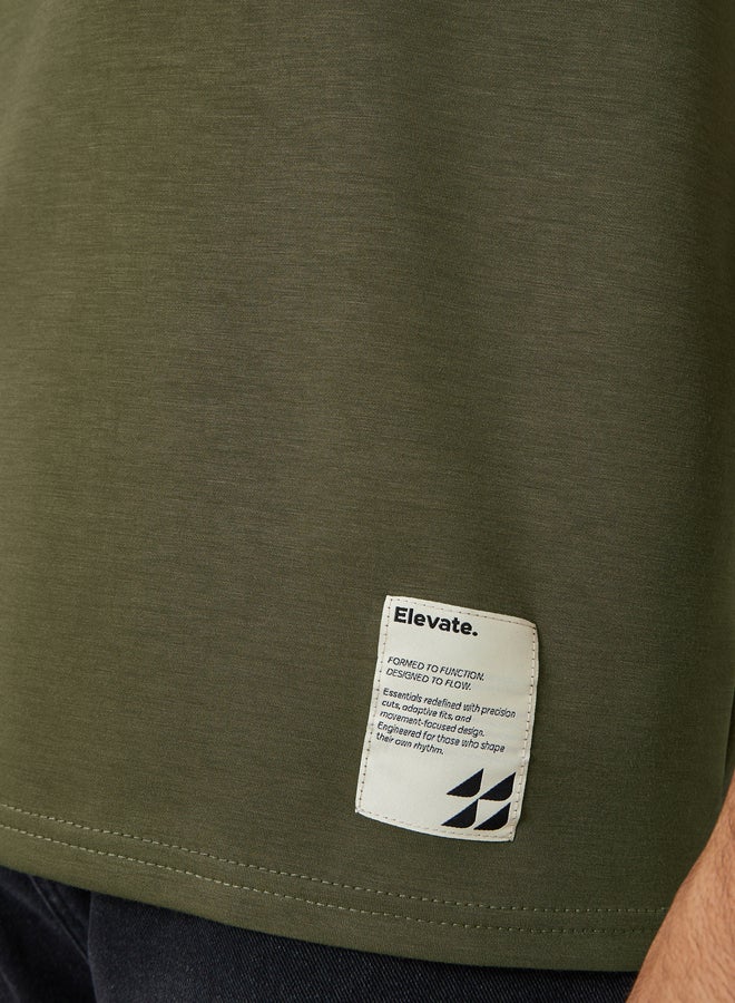 Styli Men Oversized Soft Heavy Jersey T-Shirt with Badge - Image 3