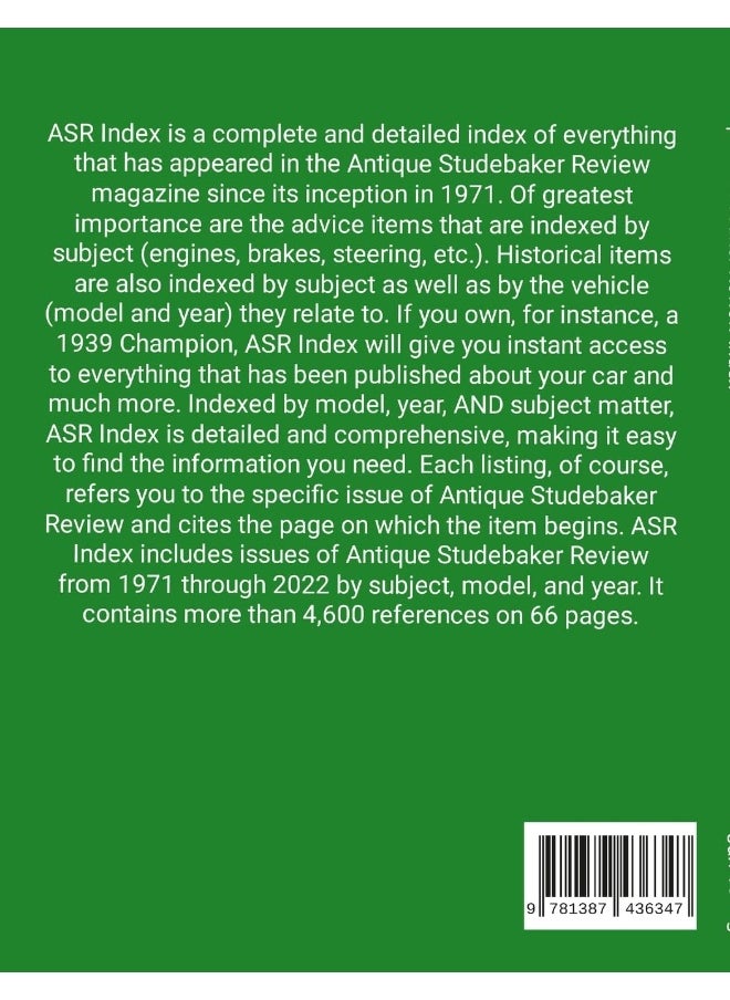 A S R Index 2022  - Image 2