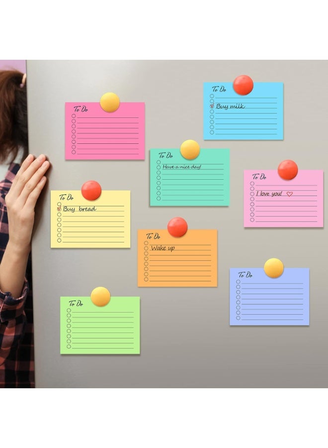 9 Pcs to Do List Sticky Note 3x4 Inch Self Stick Pads with Line Colored Planner Sticky Note Adhesive Memo for Office, Meeting, School, Study, Home Reminder (Simple Colors) - Image 4