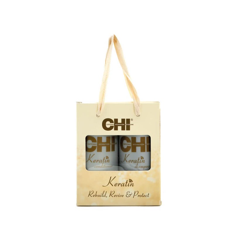 Kit - CHI Keratin (Shampoo 355 ml. - Conditioner 355 ml.)