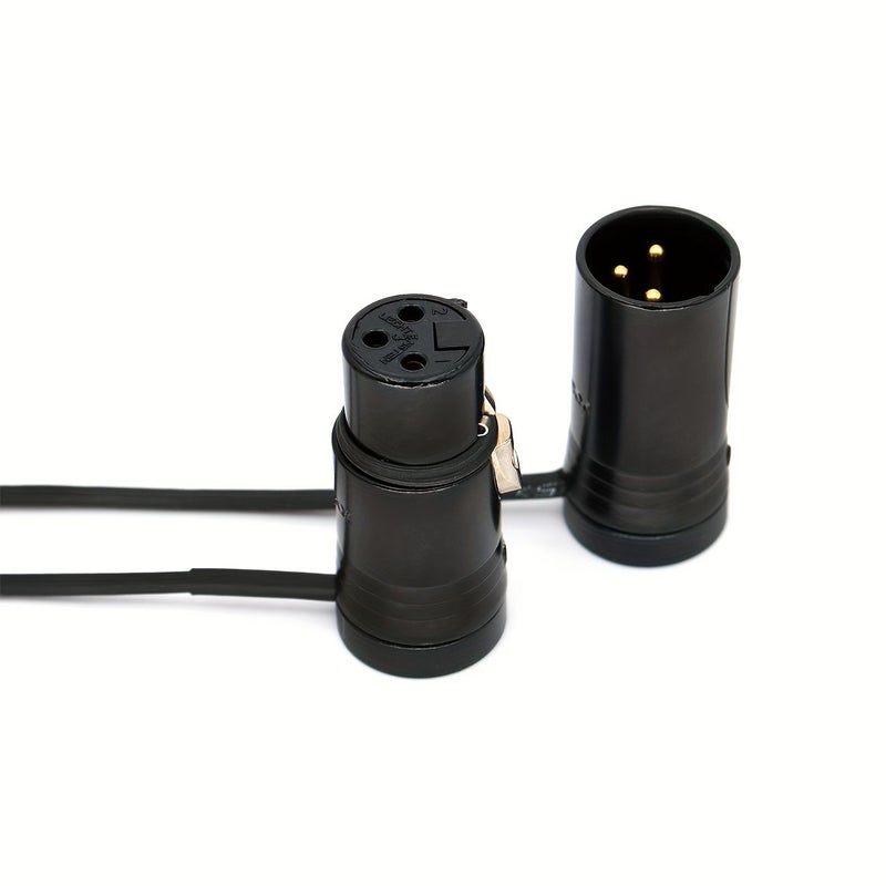 كابل صوتي قصير من ذكر XLR ثلاثي الأطراف إلى أنثى XLR ثلاثي الأطراف، مناسب لأجهزة الصوت من Zoom، للاتصال بالمعدات الصوتية، باللون الأخضر. - Image 2