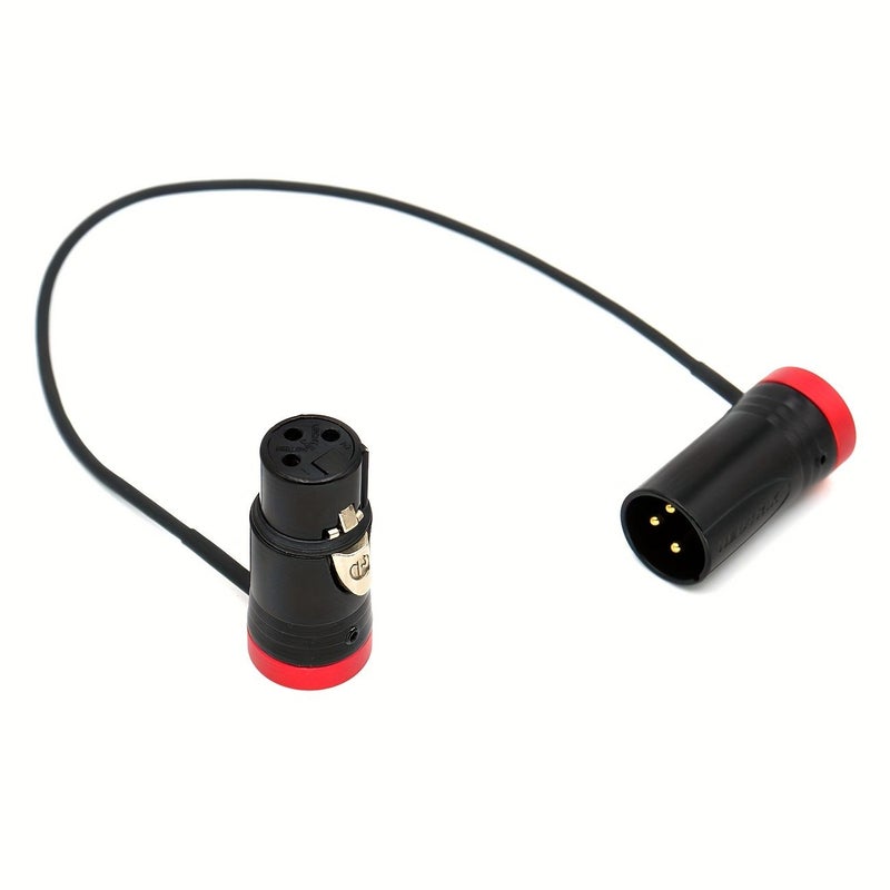 كابل صوتي قصير من ذكر XLR ثلاثي الأطراف إلى أنثى XLR ثلاثي الأطراف، مناسب لأجهزة الصوت من Zoom، للاتصال بالمعدات الصوتية، باللون الأخضر. - Image 3
