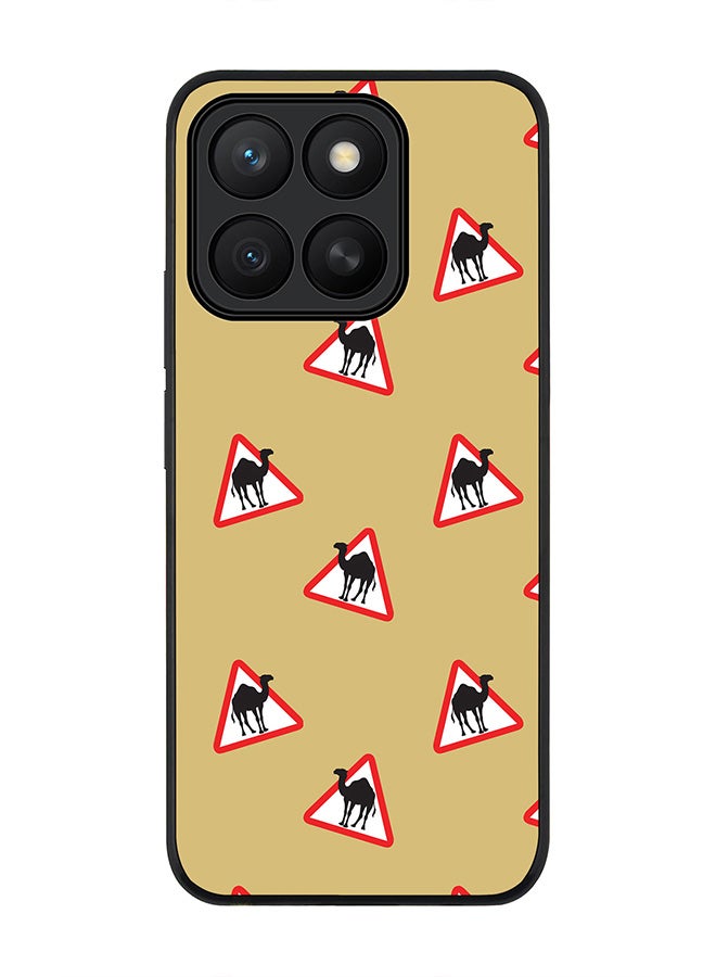 Stylizedd For Honor X8c Case,Slim fit Camera Protection, Shockproof Thin Phone cover  - Camel Signs