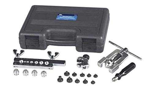 OTC 6502 Master Brake Flaring Tool Kit Makes Standard and Metric Single Double and Bubble Type Flares - Image 1