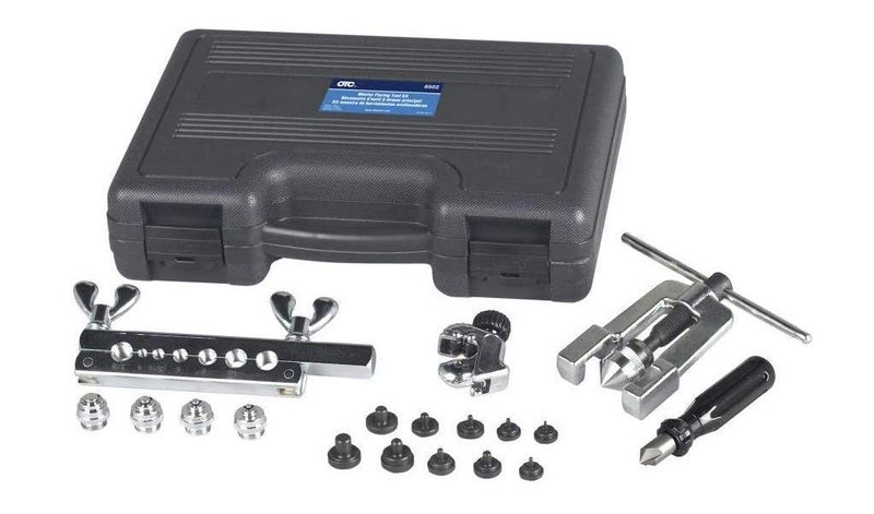 OTC 6502 Master Brake Flaring Tool Kit Makes Standard and Metric Single Double and Bubble Type Flares - Image 2