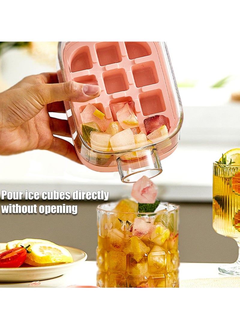 2 in 1 Creative Water Bottle Ice Cube Cube Tray - Make ice and store water in one, unlock a new experience of cold drinks!  Suitable for home refrigerator, car refrigeration, fitness hydration, etc.(500ML)