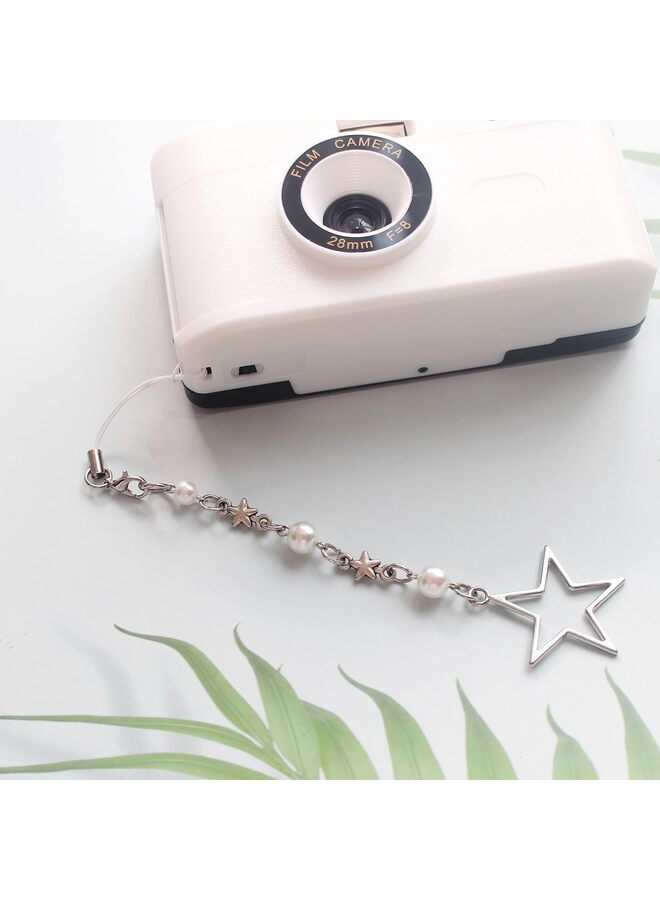 LAMAY Beaded Phone Charms, Pearl Bracelet Wrist Strap Lanyard, Cute Camera Charm Strap,Phone Keychain Decoration - Image 5