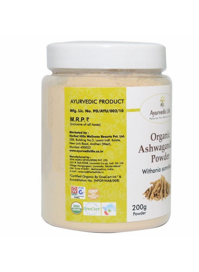 AL Ayurvedic Life Organic Ashwagandha Powder 200gms (200 Gm Pack of 1) - Image 5