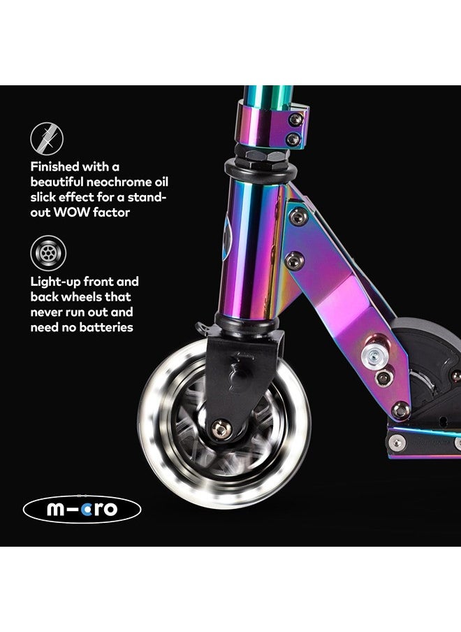 Micro - Micro Sprite LED Scooter SA0237 , Neochrome | Scooters | Scooter for Boys | Scooter for Kids | Kids Scooter | Outdoor Scooter| Ride on Scooter | Scooter for Girls - Image 1
