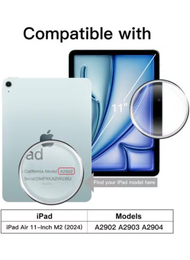 Screen Protector for iPad Air 11 inch (2024) (iPad Air 11 inch M2) 9H Hardness Tempered Glass Film, HD Clear - Image 2