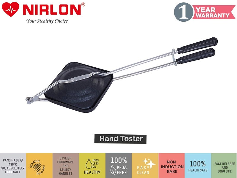 Nirlon Nirlon Non Stick Cooking Pan and Pot Utensils Gift Kitchen Set of 4 Pieces FT10_FP12_HT_CS24  - Image 2