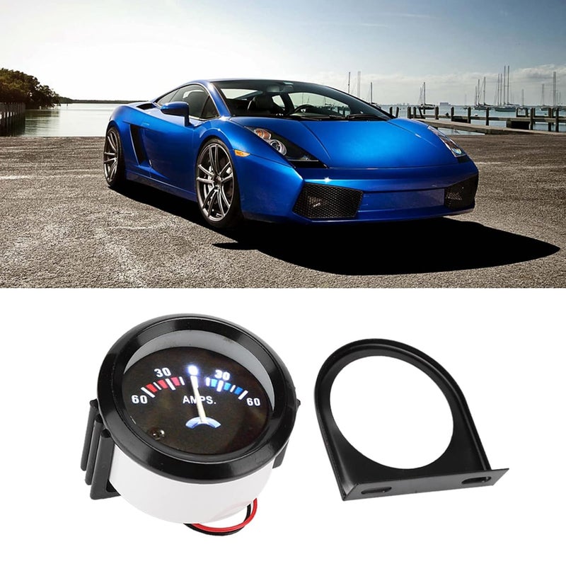 Haofy 2 Inch 52mm Car Ammeter Voltmeter 60 0 60A AMP Gauge with Back Light for Car Modification 12V System Easy Installation - Image 5