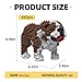 KADELE Cute Dog Building Animal Sets Extremely Challenging STEM Building Blocks Decor for Adults Kids Micro 3D Educational Toys for Boys Girls Ages 8 and UpBulldog - Image 4