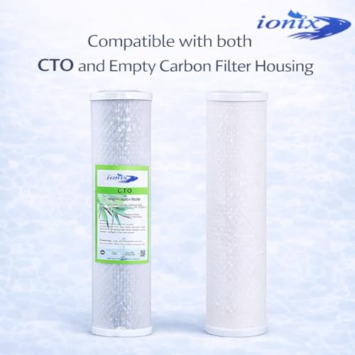 IONIX Water Purifier Service Kit for Treo Tank Filtration System, Water Softener, 1 Year Replacement Filter Cartridge Set for Treo Tank Filtration System - Activated Carbon (Pack of 1) - Image 3
