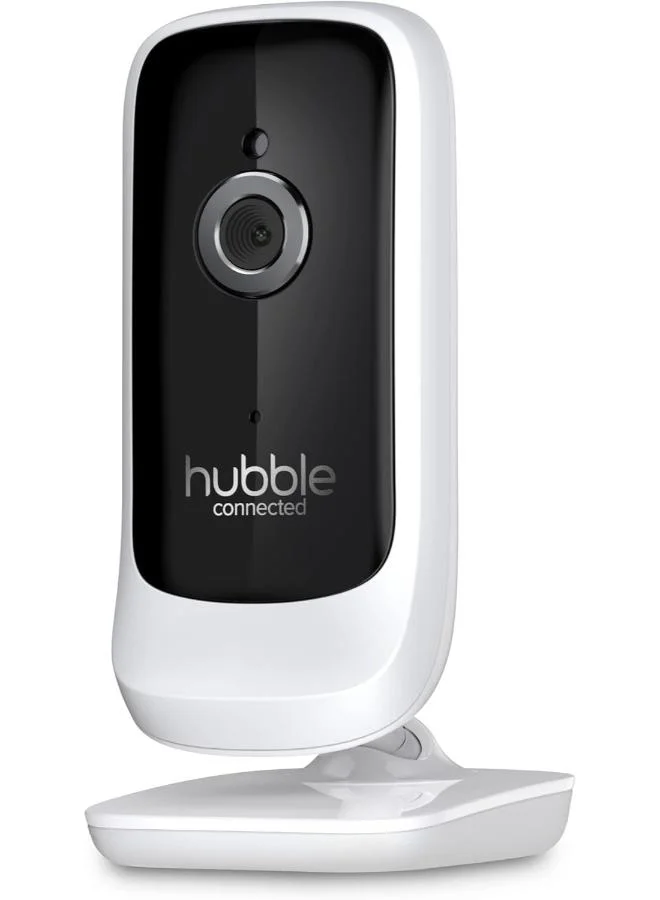 hubble connected Hubble Connected Nursery View Premium - Baby Monitor For Infants / Babies - 5 Inch Diagonal Colour Screen, 2 - Way Talk, Infrared Night Vision, Secure And Private Connection, Up To 300M Range - White