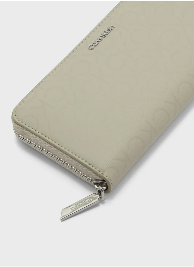 CALVIN KLEIN Monogram Large Wallet
