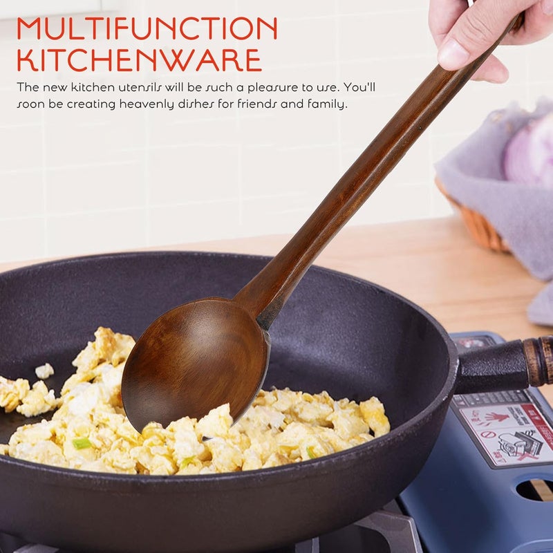 GALPADA Wooden Cooking Spoon Small Hardwood Ladle Kitchen Utensil for Soup Serving and Stirring Home Cooking Tool - Image 5