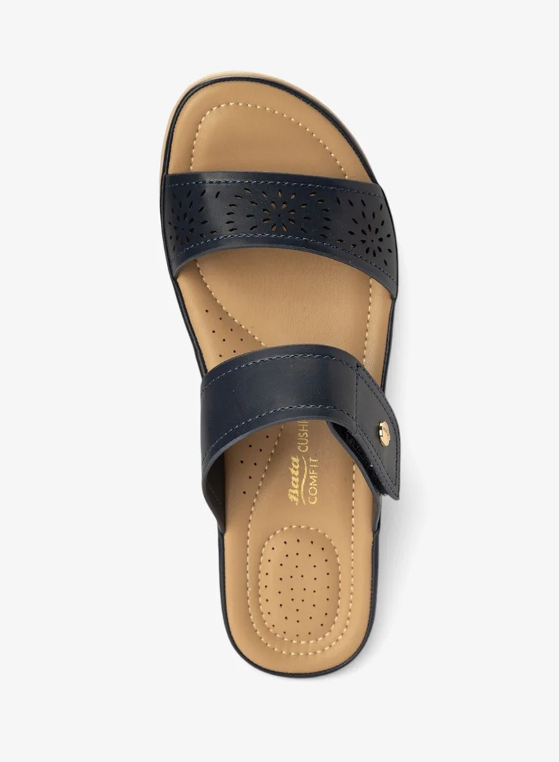 Bata Blue Comfort Strap Casual Sandals for Women | Best Price UAE