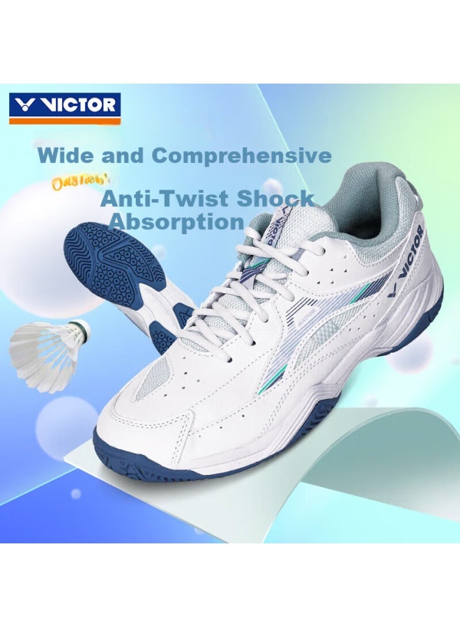 Victor Victory Badminton Shoes Uni Training Breathable Shock Absorption All-round Model 170 Ii White Size 36 - Image 1