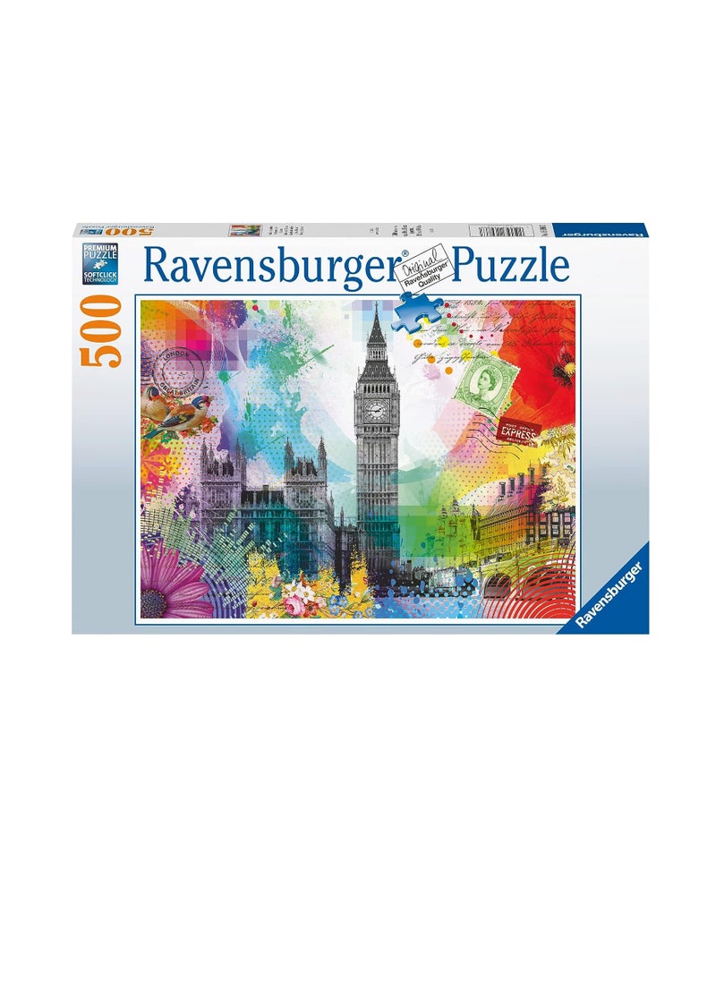 Ravensburger Ravensburger London Postcard - 500pcs - No:16986  - Image 1