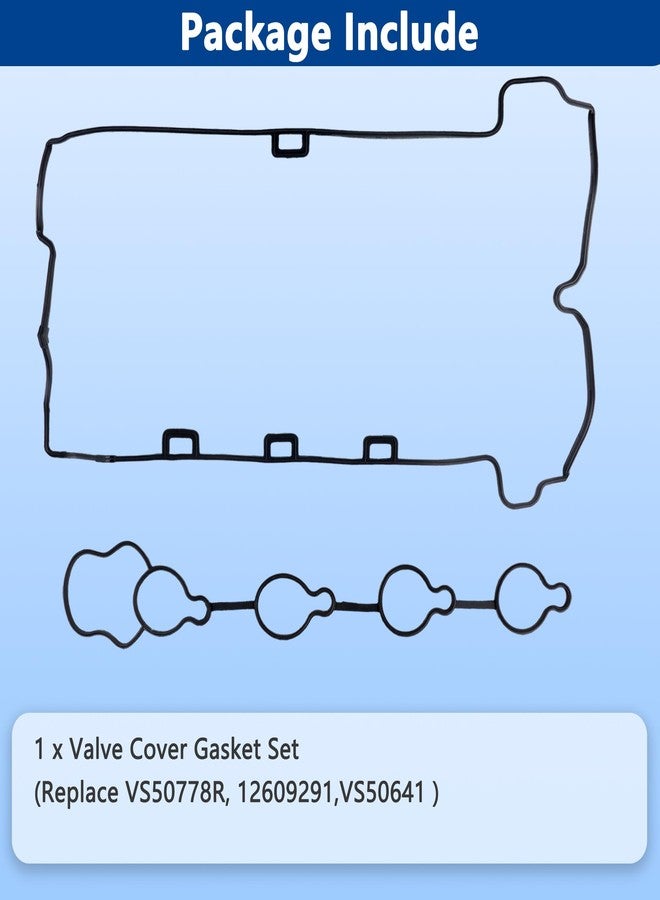 RICHWEI VS50778R Engine Valve Cover Gasket Set for Chevy Buick GMC Captiva Cobalt Equinox HHR Orlando Impala Malibu Allure Lacrosse Regal Verano Terrain 2007 2008 2009 2010 2011 2012 2013 2014 2015 2016 2017 - Image 4