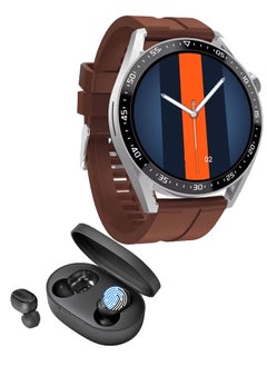smart watch calculate calories and supports Arabic language with wireless Bluetooth headsets