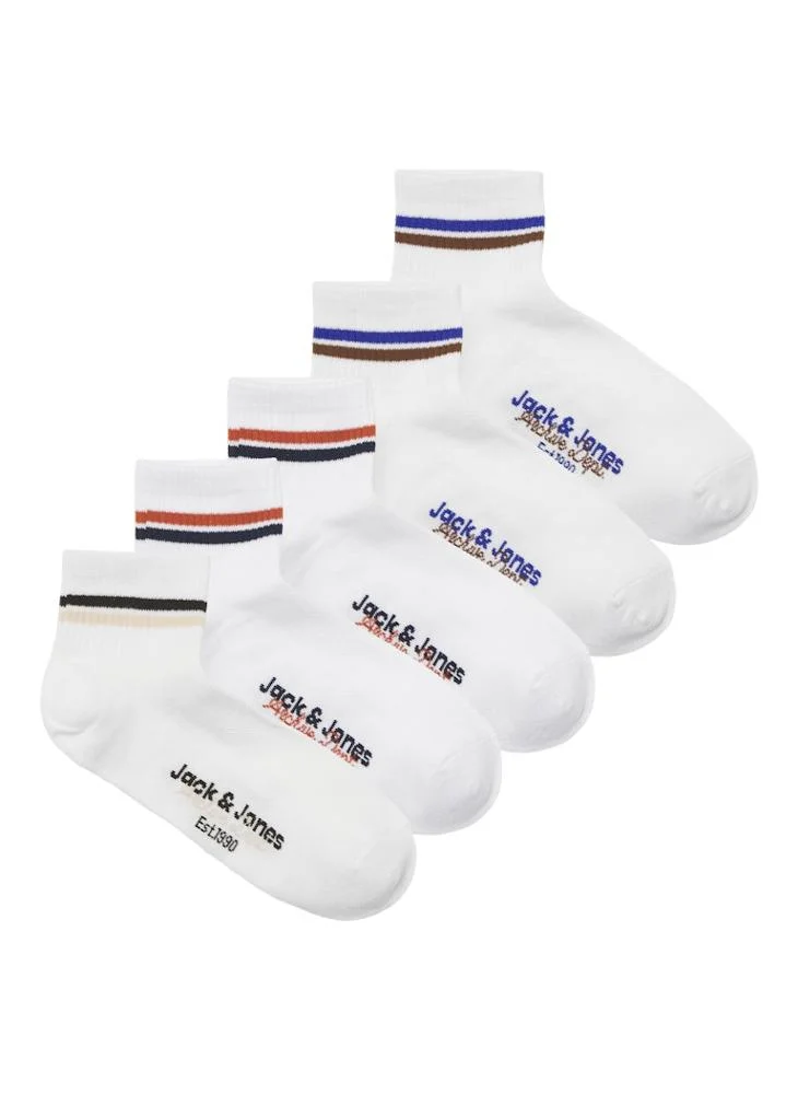 JACK & JONES  5 Pack Tennis socks for Men | Best Price UAE