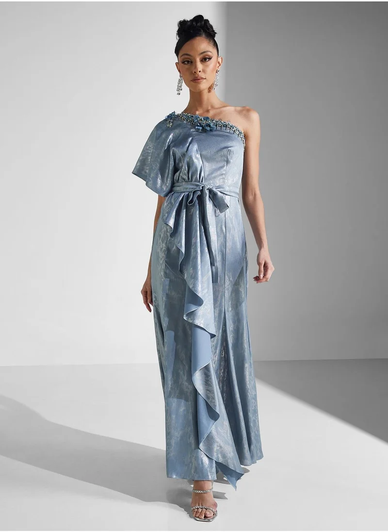 Amri One-Shoulder Maxi Dress