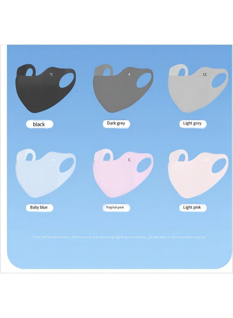 6-Piece Breathable UV UPF50+ Face Mask Washable Reusable Windproof Sun Protection Sports Face Mask For outdoor - Image 2