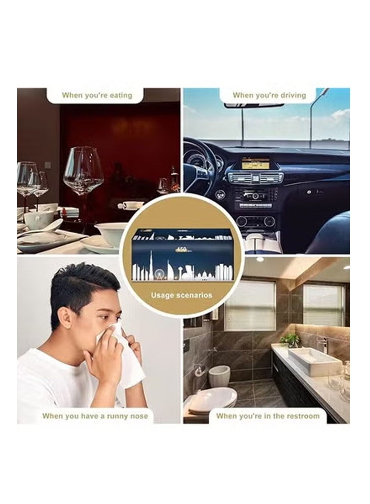 keke Pack of 10 Premium Quality New Technology Facial Tissue 100% Raw Wood Pulp 90 Sheet X 5 Ply - Image 4