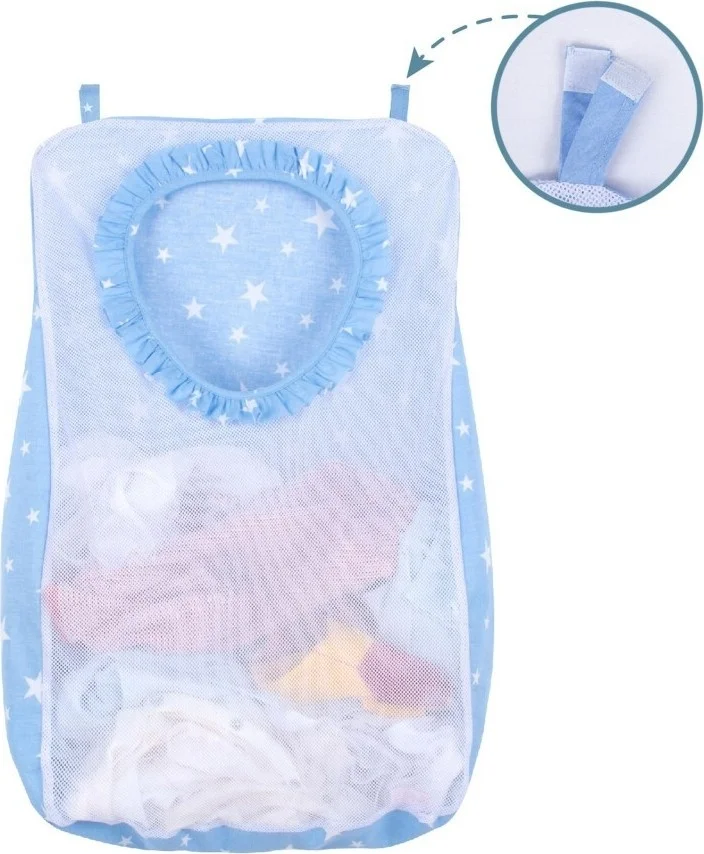 Sevi Bebe Sevi Baby Dirty Laundry Bag Art-83 Blue Star