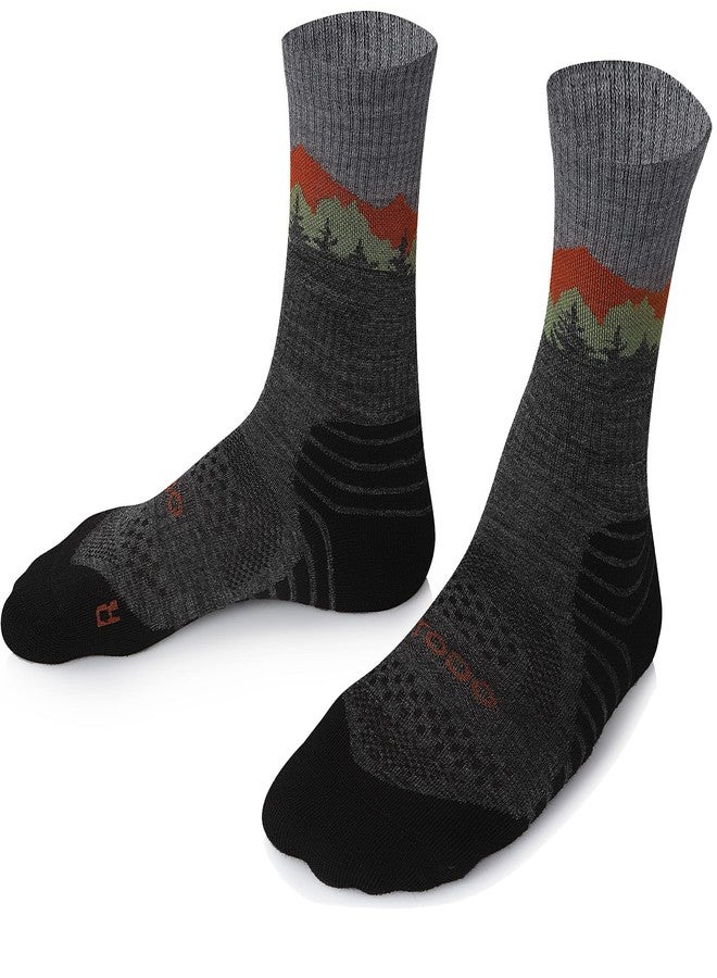 تودو جوارب TODO للمشي لمسافات طويلة مصنوعة من 55% صوف ميرينو - متينة، قابلة للتهوية، عازلة للحرارة - مناسبة لجميع الأنشطة الخارجية (رمادي فالكون، مقاس 43) - Image 5