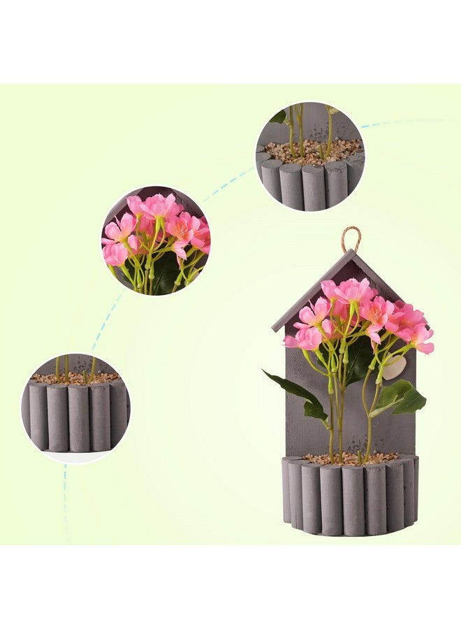 Hearts Artificial Plant | Plants For Office Décor | Decoration Artificial Flowers Pot | Artificial Flowers For Decoration | Natural Looking Plants | 24 Headed Spring Hydrangea | Multicolor - Image 5