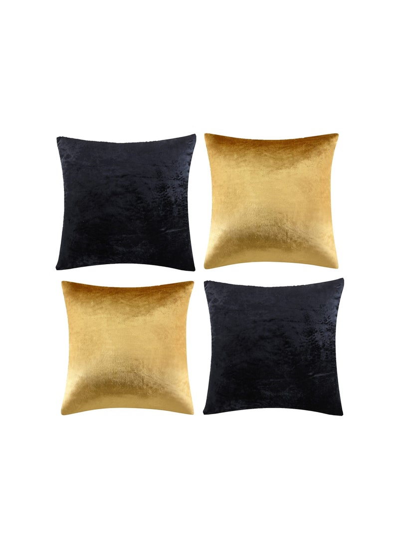 Captaintech Set of 4 Pillow Cover Protector Cushion Covers Pillowcase Home Decor Decorations for Sofa Couch Bed Chair Car
