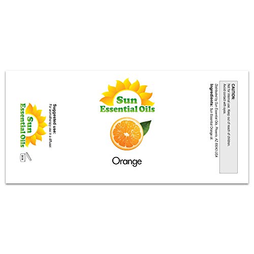 Sun Essential Oils - Sweet Orange Essential Oil 16 oz for Diffusers, Hair, Skin Care, Aromatherapy Massage, Candle, Soap, Lotion & Cleaning Products Making, Citrus Scent for Home - Image 2