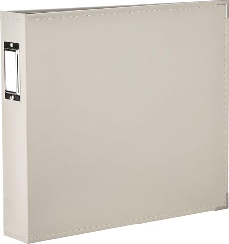 We R Classic Leather DRing Album 12X12Greige