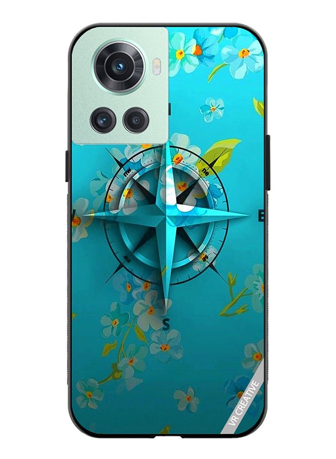 VR CREATIVE Protective Case Cover For OnePlus 10R Compass Design Multicolour - Image 1
