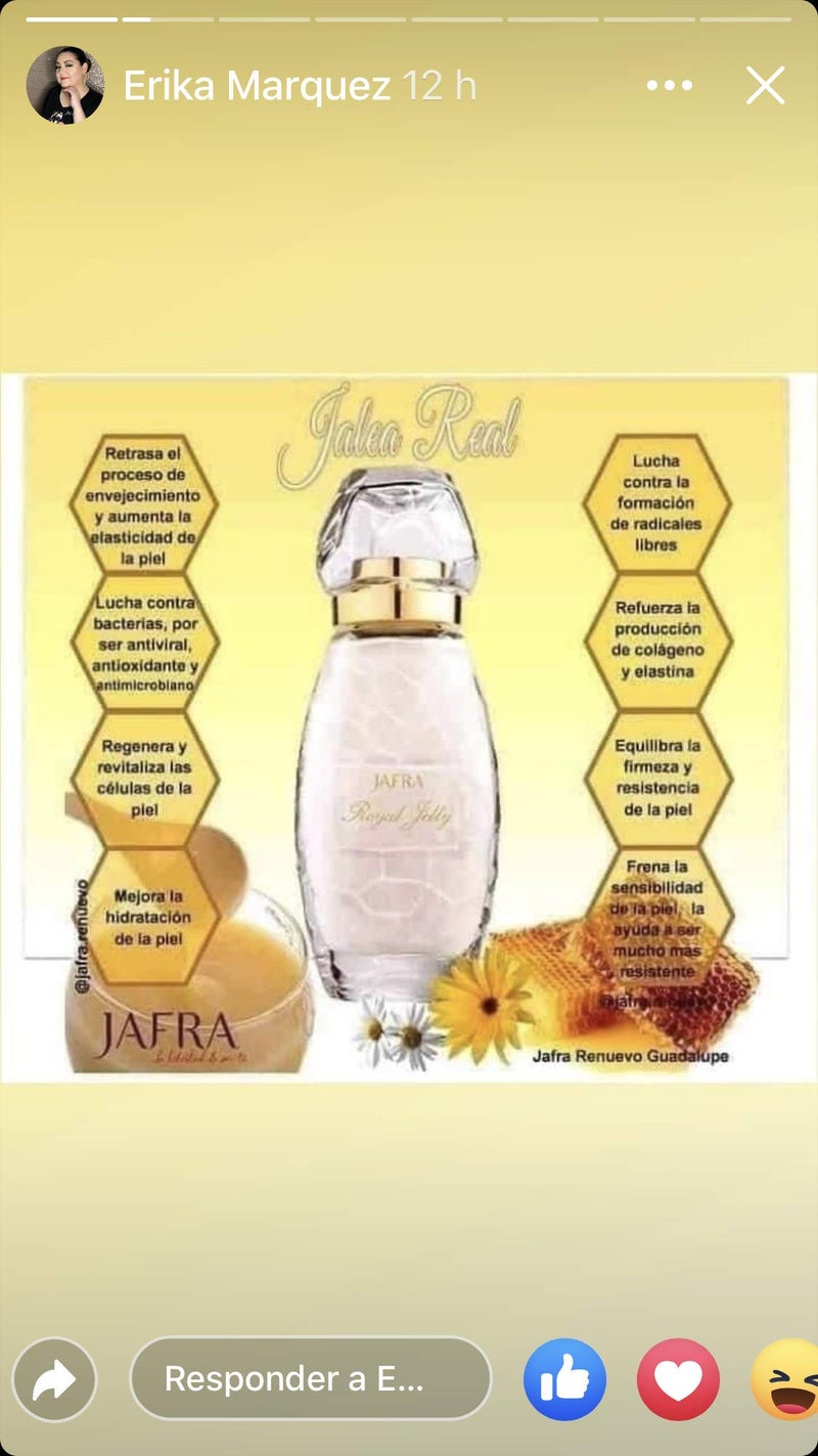 Jafra Royal Jelly Milk Balm Advanced Formula 3.3 Fl Oz - Special Edition Glass Jar