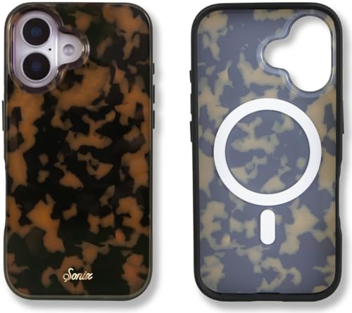 Sonix Case for iPhone 16 | Compatible with MagSafe | 10ft Drop Tested | Tortoiseshell | Brown Tort - Image 1