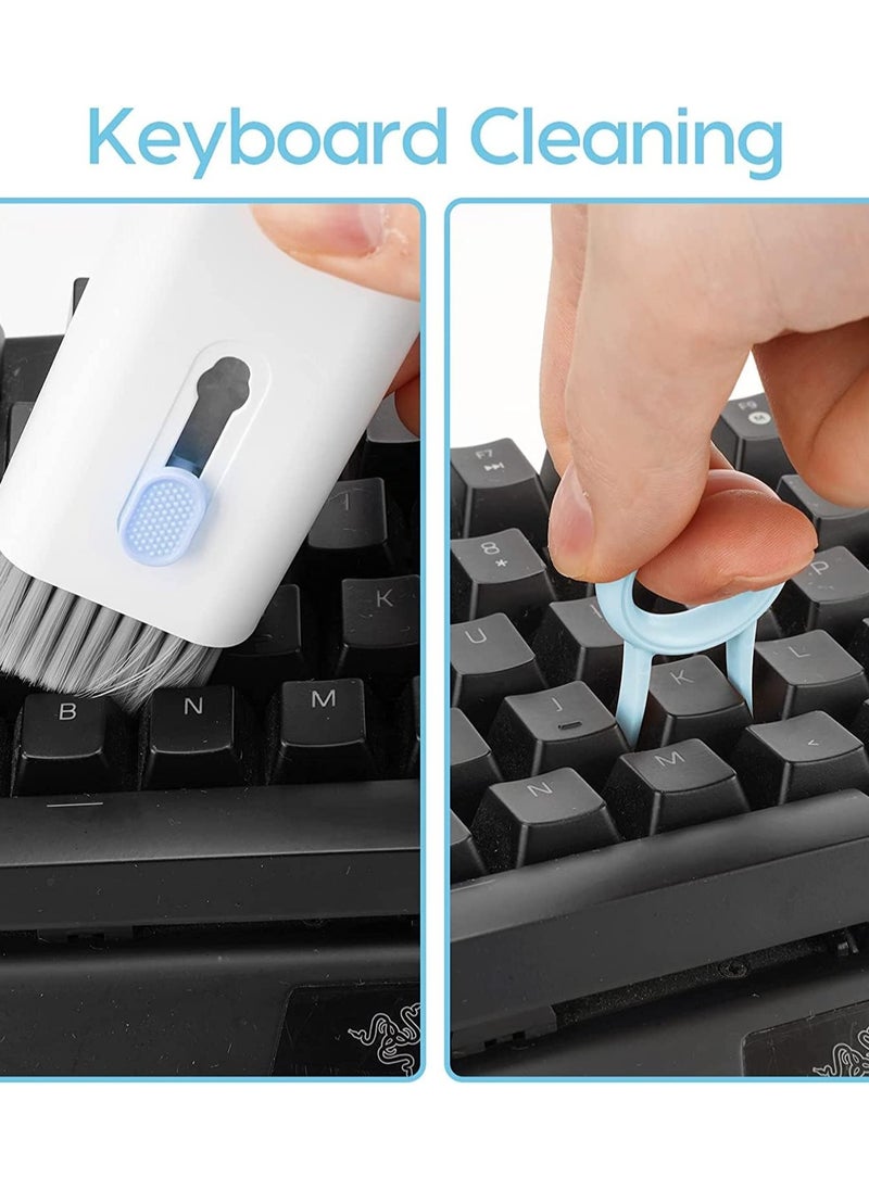 Generic - Laptop Cleaner, 7 in 1 Keyboard Cleaner Set, Computer MacBook Earphone Cleaning Kit, Tablet and Screen Dust Brush Including Soft Sweep, Swipe, 3 in 1 Airpod Cleaner Pen, Key Puller and Spray Bottle - Image 1