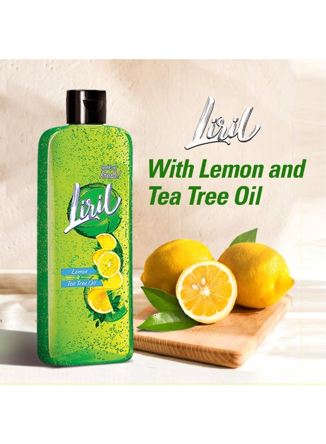 Liril Lemon and Tea Tree Oil Body Wash, 250 ml (Pack of 2) - Image 3