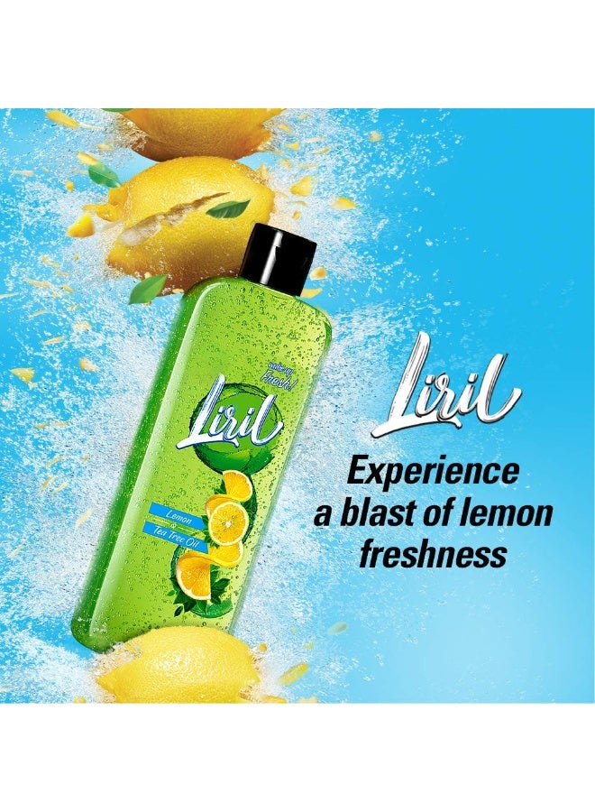 Liril Lemon and Tea Tree Oil Body Wash, 250 ml (Pack of 2) - Image 4