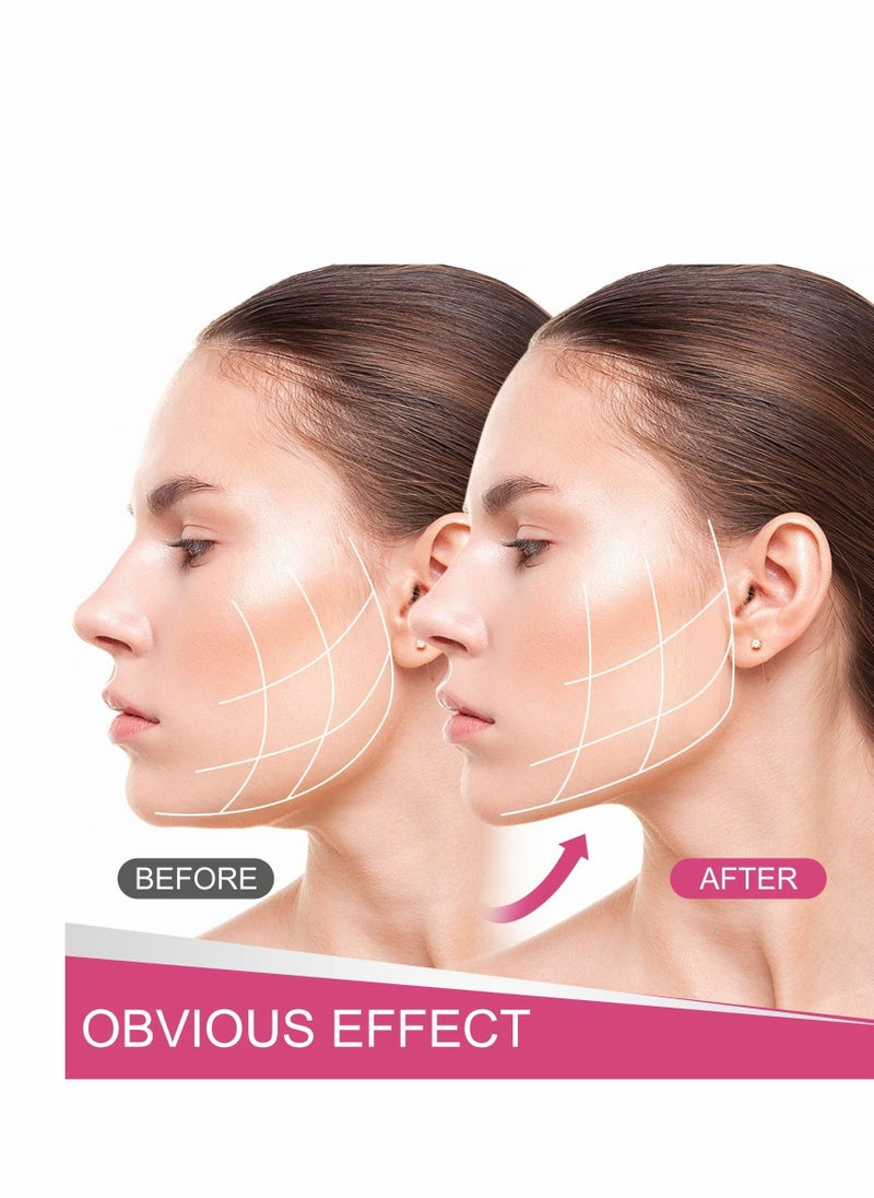 Face Lift Tape, 100 PCS V-Line Tape Lifting Invisible, Tools for Reducing Double Chin, Hiding Wrinkles and Saggy Skin