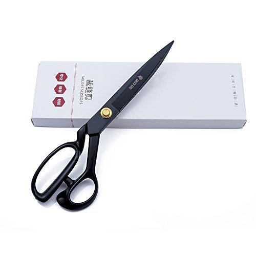 SMITH CHU Sewing Scissors-Heavy Duty Tailor Scissors Shears for Fabric,Leather,Raw Materials,Dressingmaking,Altering-Professional Upholstery Shears for Dressmakers Students Office Crafting (12 inch) - Image 5