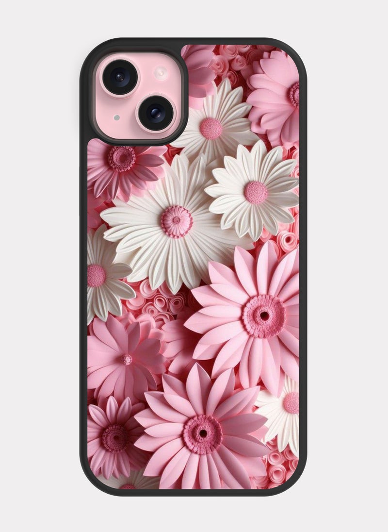 PXLAAT iPhone 15 Plus case cover Flowers - Image 1