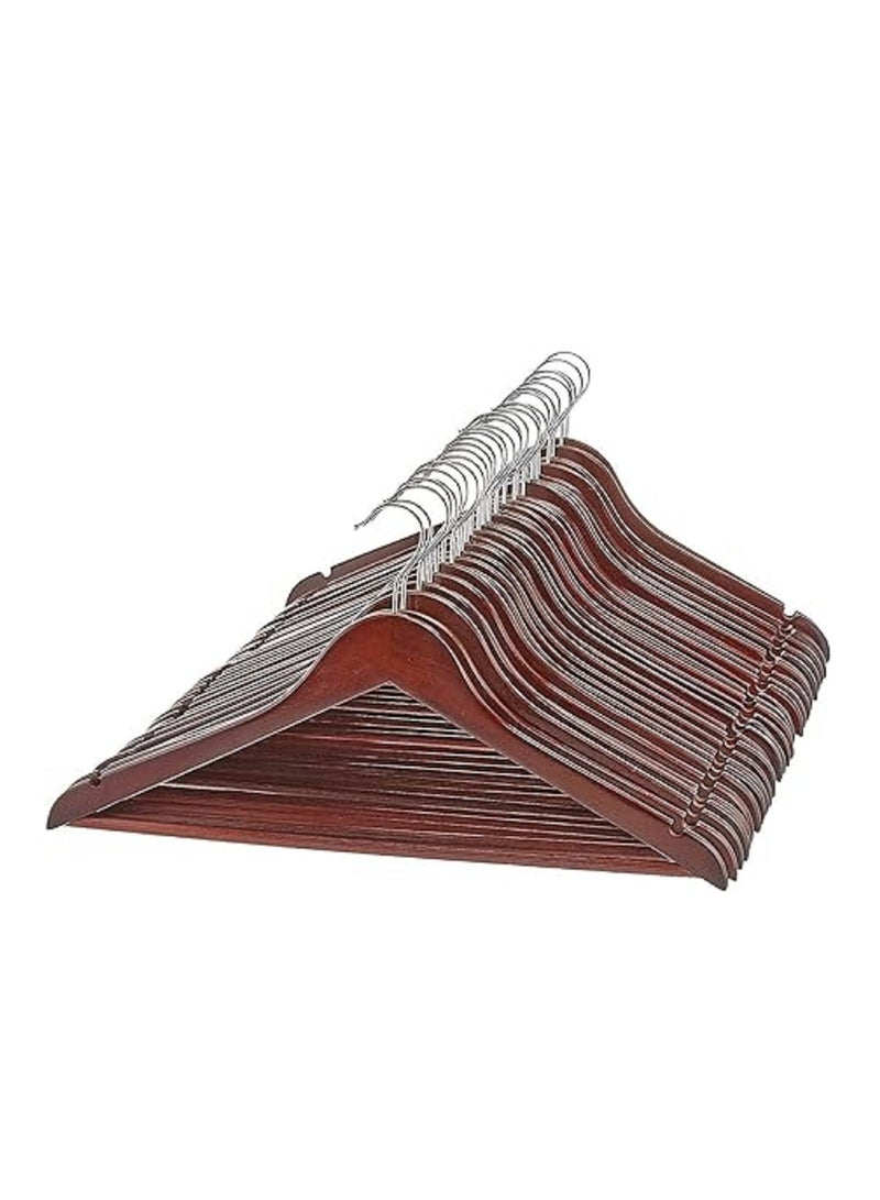 Wooden Suit Hanger wood Hanger 24pcs  - Image 1
