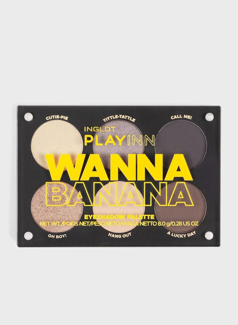 Inglot Playinn Wanna Banana Eyeshadow Palette