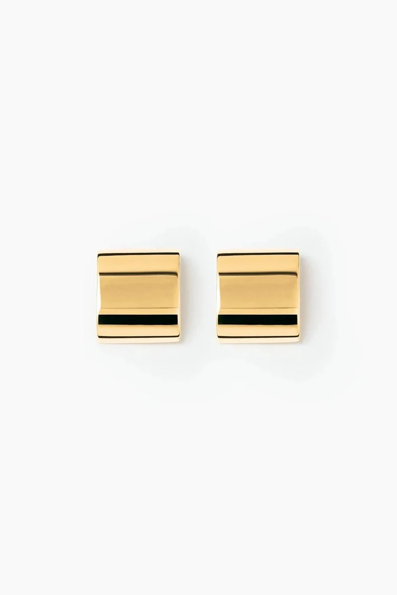LIE STUDIO Gleaming Nested Drop Earrings